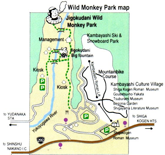 Snow Monkey map