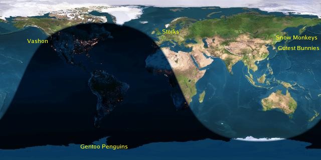 Earth image 10:30 PM Vashon time