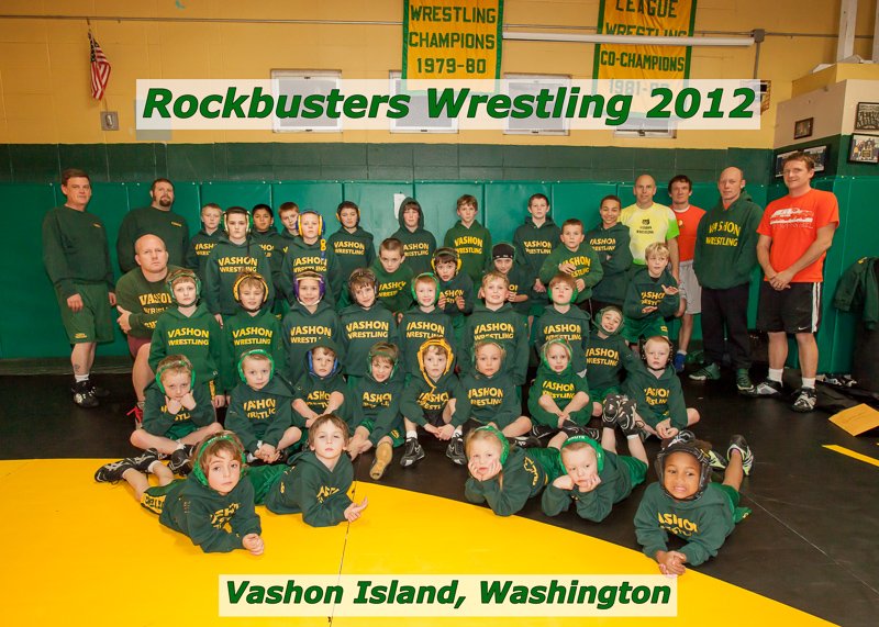 Rockbusters Wrestlers from Vashon Island 2012