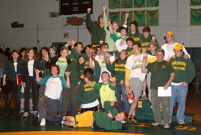 VHS Wrestling at Districts, 2004!